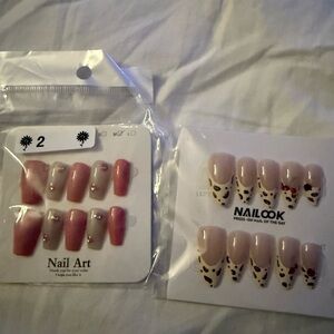 Stylish Nail Art Set with Leopard Print